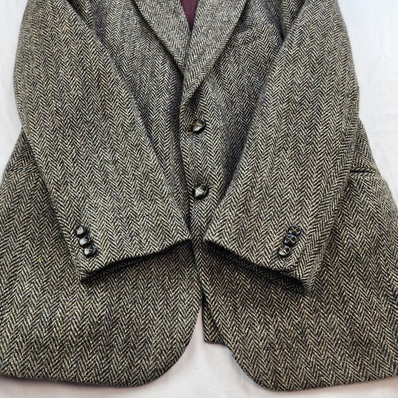 Harris Tweed Blazer Suit Jacket (44 R) - Picture 7 of 10